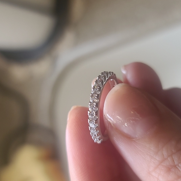 Silver wedding band